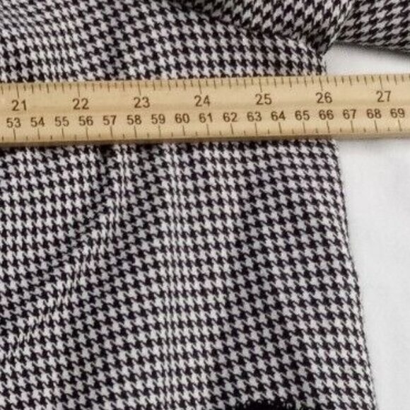 Positive Attitude Womens Plaid Black Short Sleeve Button Back Jacket Top Size 22 - Picture 12 of 14